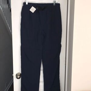 Blue Nylon Travelsmith 2 in 1 convertible pants S